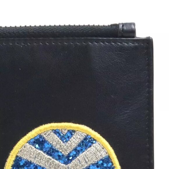 Auth SAINT LAURENT Clutch Bag Black/Multicolor Leather authentic - Picture 12 of 16